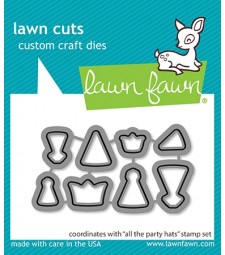 Lawn Fawn all the party hats lawn cuts LF3173