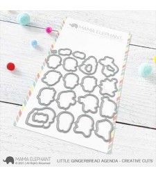 Mama Elephant Little Gingerbread Agenda - Creative Cuts