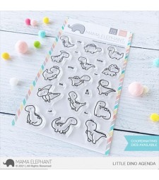 Mama Elephant Little Dino Agenda Stamps