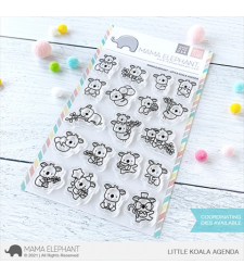 Mama Elephant Little Koala Agenda clear stamps