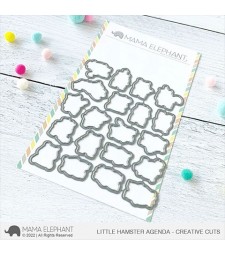 Mama Elephant Little Hamster Agenda - Creative Cuts