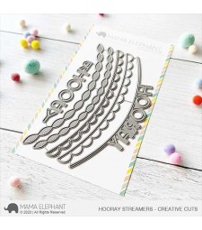 Mama Elephant Hooray Streamers - Creative Cuts 