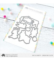 Mama Elephant Yay A Party - Creative Cuts