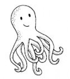 5576c - octopus outline