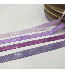 Midori Double Faced Satin 3/8 inch - Shades of Purple