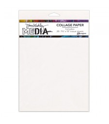 Dina Wakley Media Collage Tissue Paper Plain MDA68204