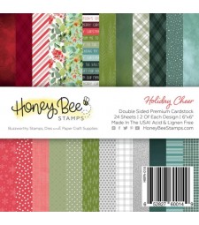 Honey Bee Holiday Cheer Paper Pad 6x6