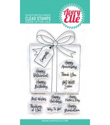 Avery Elle Gifts And Greetings Clear Stamps ST-23-22