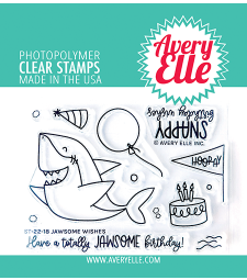 Avery Elle Jawsome Wishes Clear Stamps ST-22-18