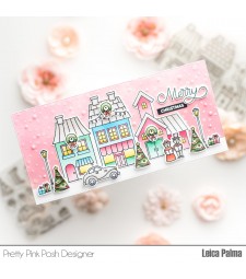 Pretty Pink Posh Village stamp set