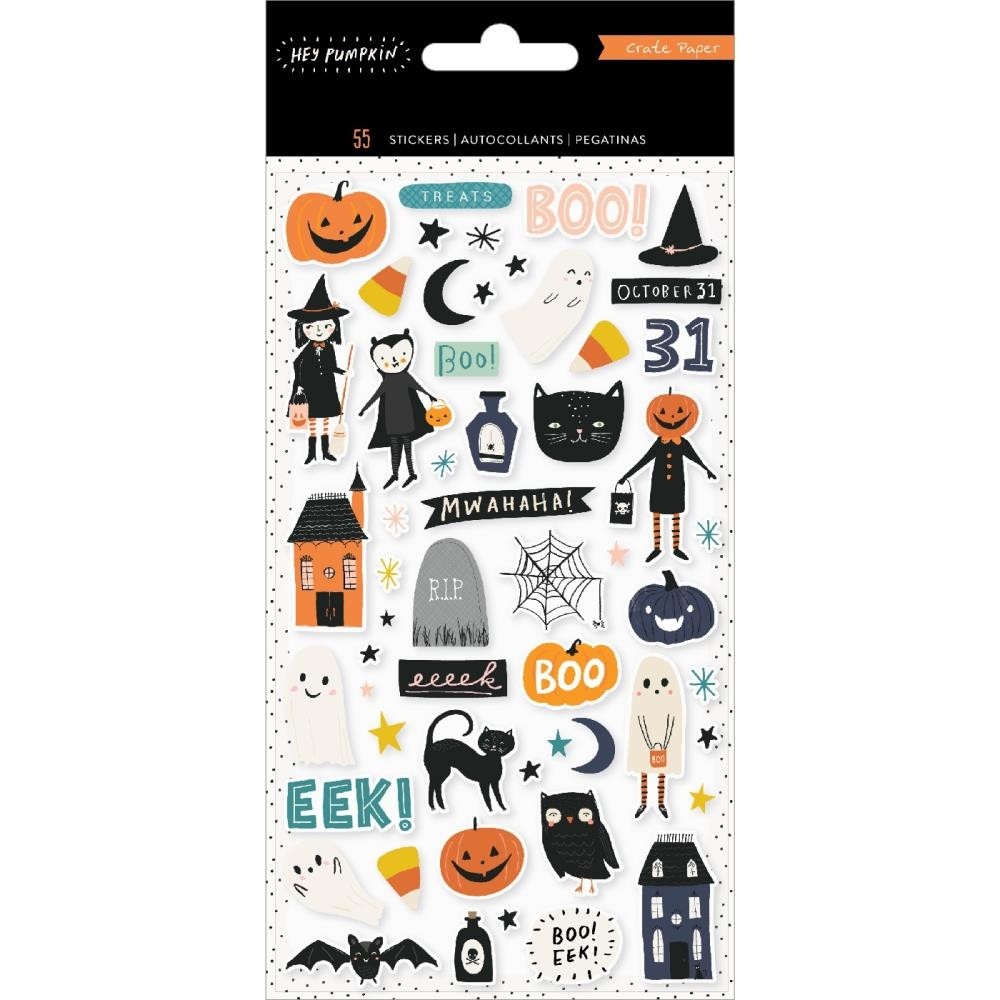 Hey, Pumpkin Puffy Stickers 55/Pkg