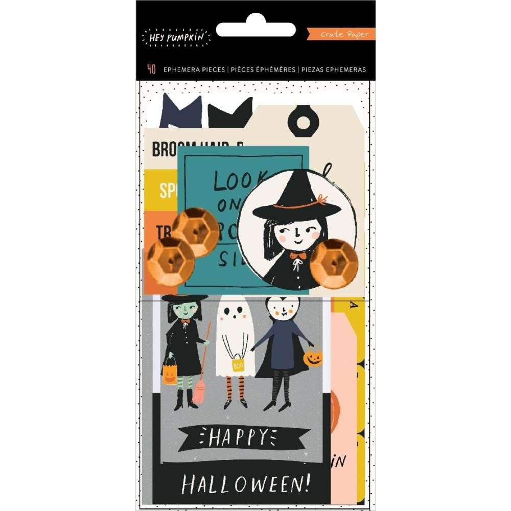 Hey, Pumpkin Ephemera Cardstock Die-Cuts 40/Pkg
