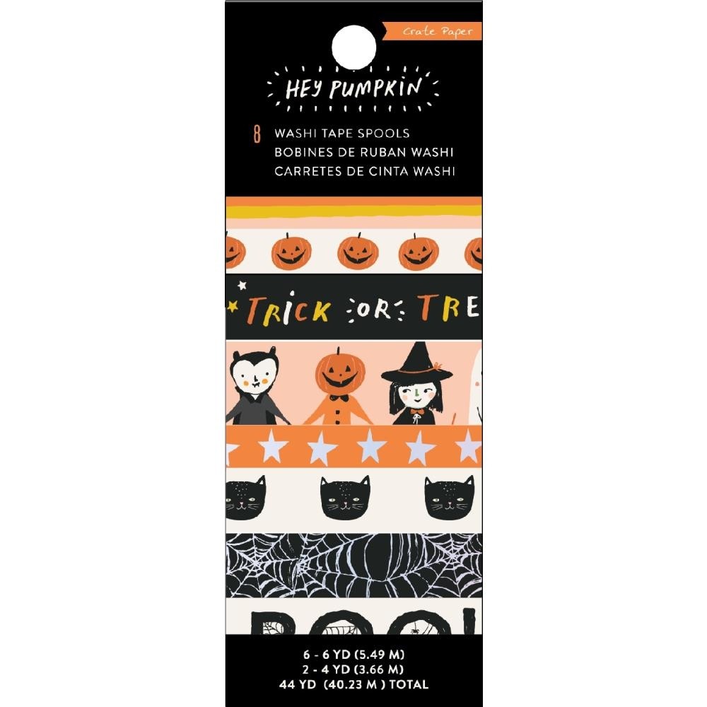 Hey, Pumpkin Washi Tape 8/Pkg