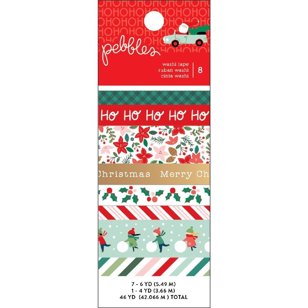 Merry Little Christmas Washi Tape 8/Pkg