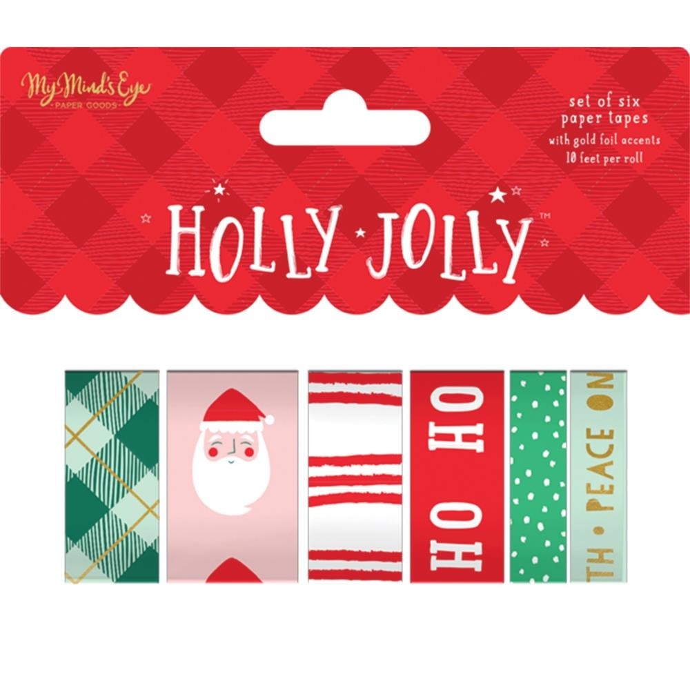 Holly Jolly Washi 6/Pkg