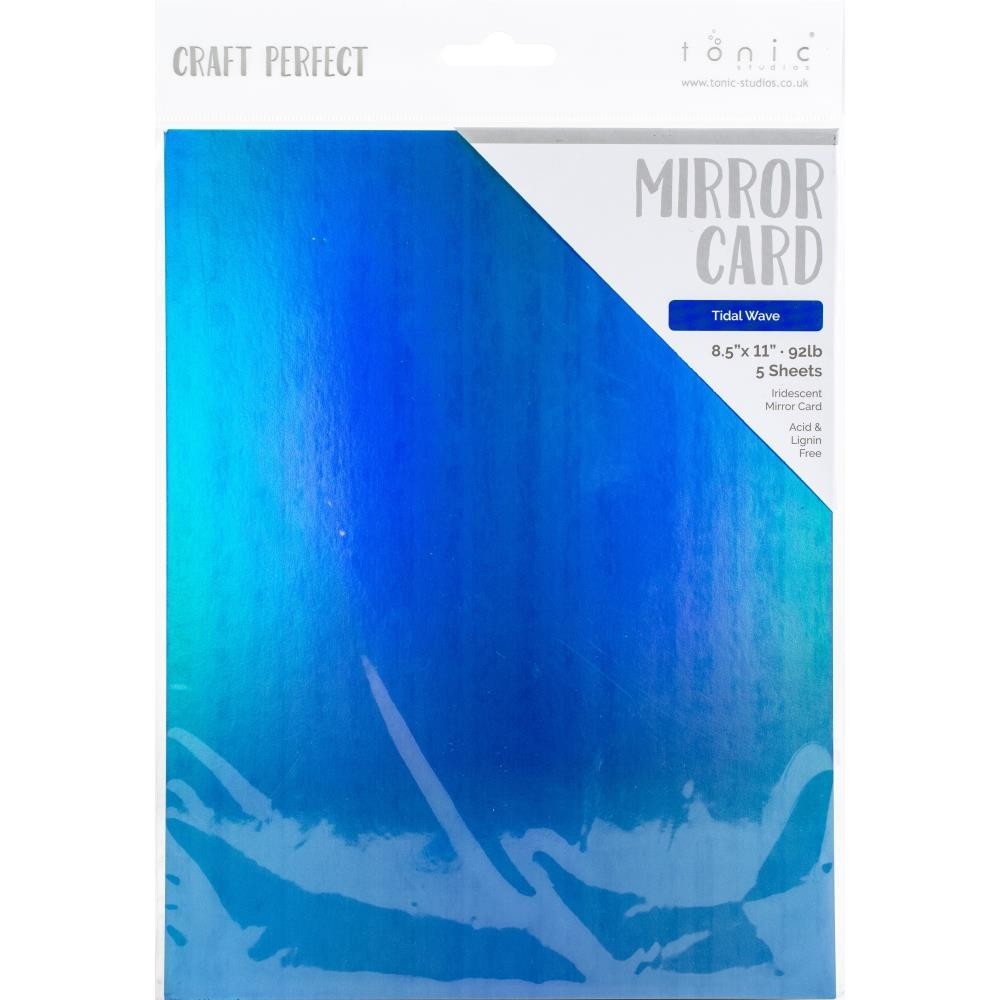 Tidal Wave Iridescent Craft Perfect Mirror Cardstock 8.5 X 11