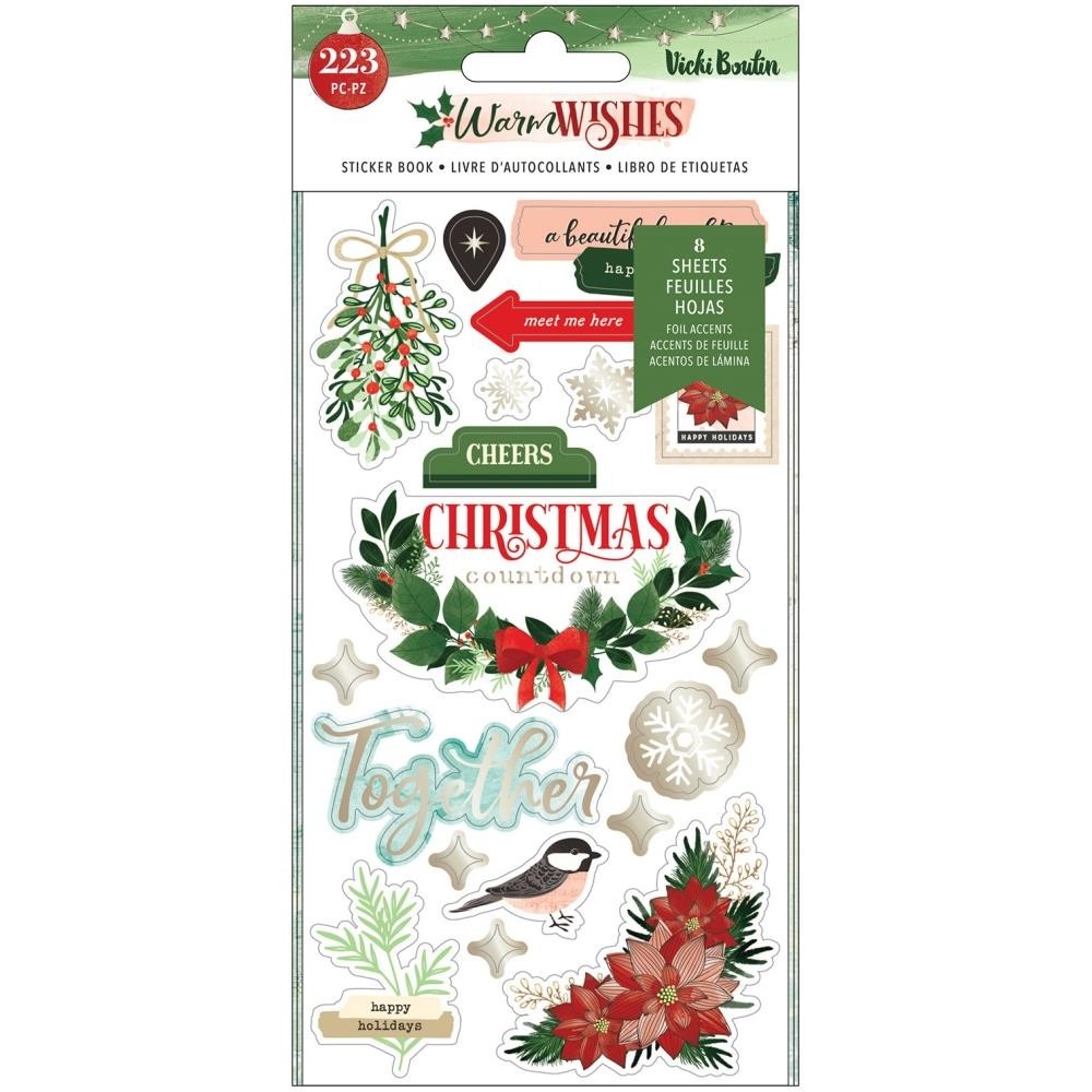 Vicki Boutin Warm Wishes Sticker Book