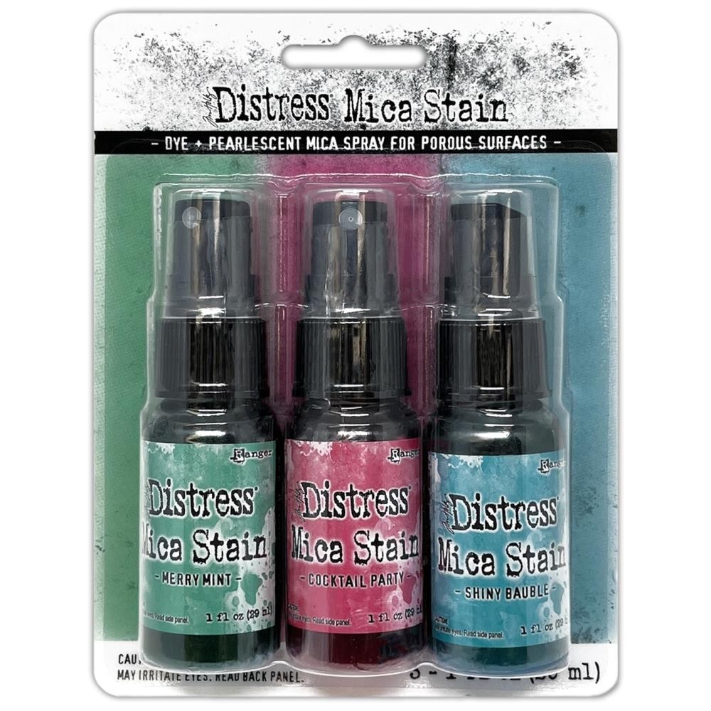 Tim Holtz Distress Mica Stain Holiday Set #4