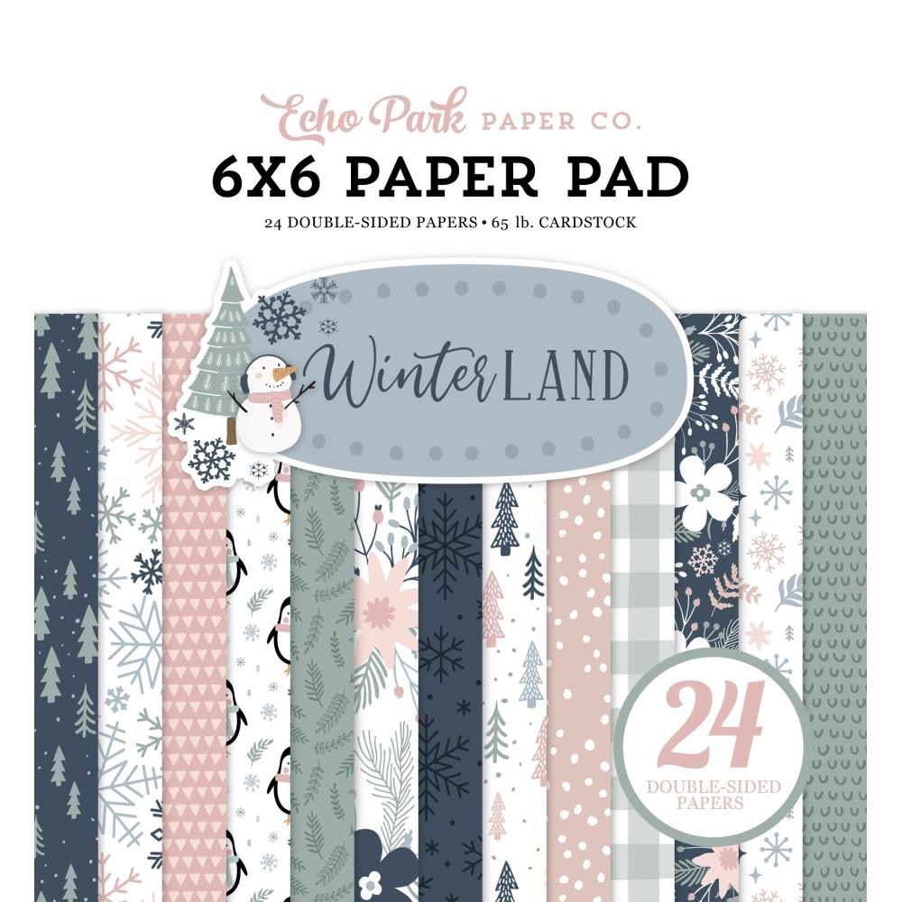 Echo Park Paper Pad 6"X6" Winterland
