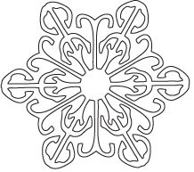Savvy Large Snowflake (10056)