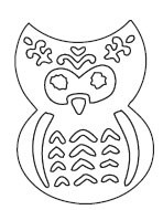 Flower Owl Die (10099)