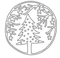 Holiday Tree Scene (10130)