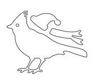 Winter Cardinal die (10146)
