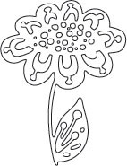 Dot flower Die (10154)