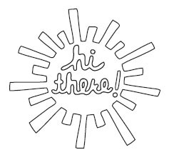 Hi There Sunshine Die (10166)