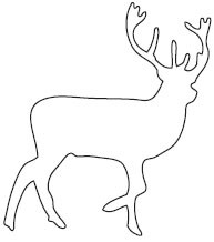 Deer Silhouette Die (10178)