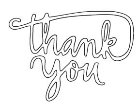 Savvy Thank you die (10196)