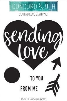 Concord & 9th Sending love stamp set