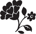 Double Heart Flower (1132e)