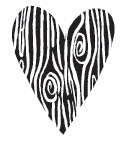 Woodgrain Heart (1261e)
