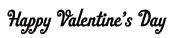 Curly Happy Valentine's (1265c)