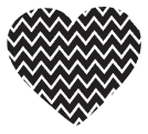 Chevron Heart (1269e)