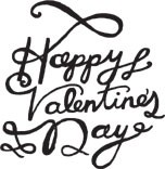 Valentine Calligraphy (1354g)