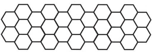 Honeycomb border (1454m)