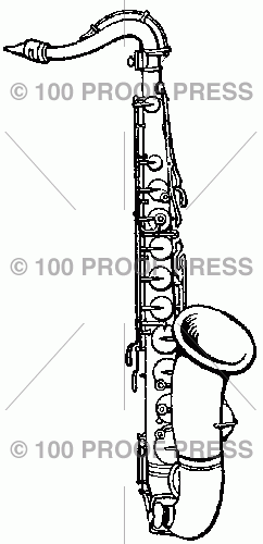 100 Proof Press 1479 Saxophone