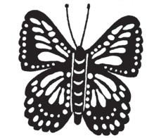 lg cut out laced butterfly (1495g)