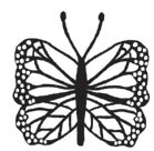 sm cut out laced butterfly (1497d)