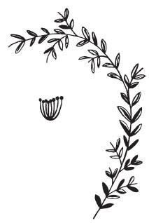 Savvy Tangled Vine with Flower on the side (1573i)