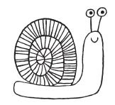 Savvy Striped Snail Stamp (1588d)