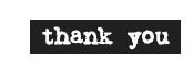 Savvy Stamps block thank you stamp 1616c
