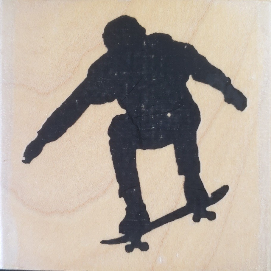 sale - skateboard silhouette ioD13131