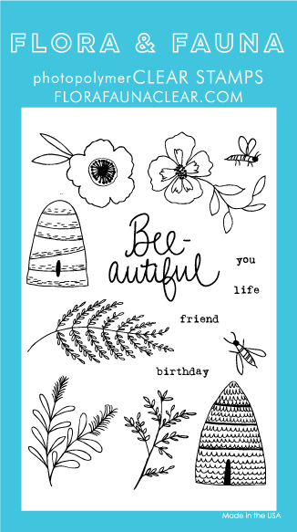 Flora and Fauna BEE BLOSSOM stamp set 20226