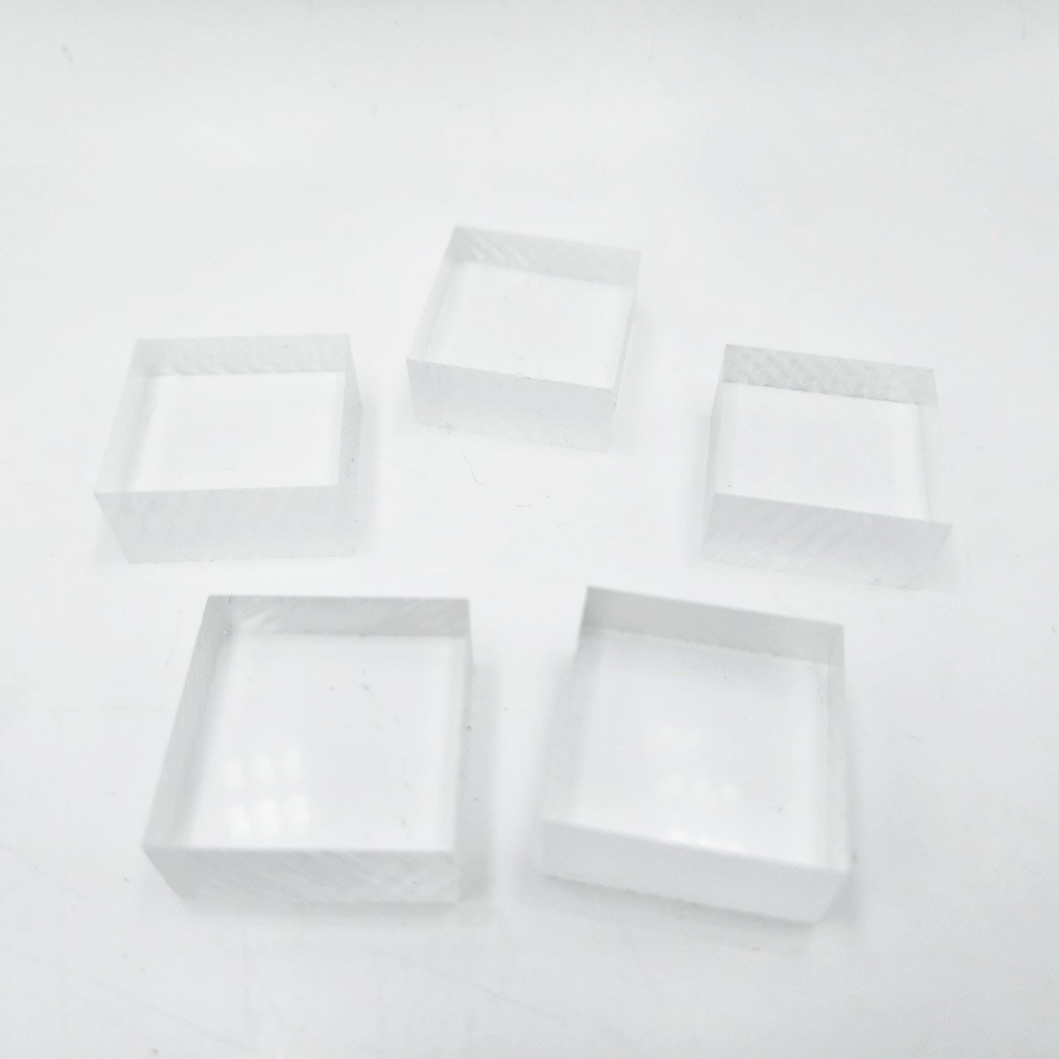 Acrylic Blocks 1 inch - set of 5