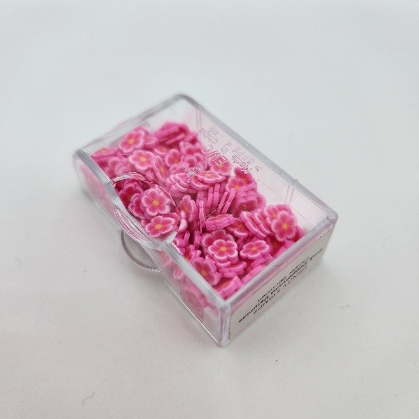 Trinity Pink Peppermint Petunias Flower Sprinkles