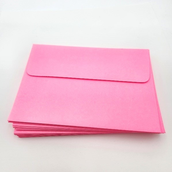 Neon Pink 4 Bar Envelopes 20/pk