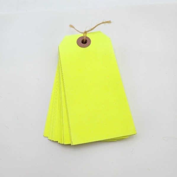 Neon Yellow Tags